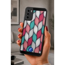 BG AKSESUAR Reeder S19 Max Pro S Uyumlu Petal Desenli Kamera Korumalı Darbelere Dayanıklı Kılıf
