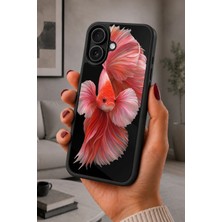 BG AKSESUAR iPhone 16 Uyumlu Betta Desenli Kamera Korumalı Darbelere Dayanıklı Kılıf