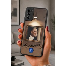 BG AKSESUAR Reeder S19 Max Pro S Uyumlu Atatürkportresi Desenli Kamera Korumalı Darbelere Dayanıklı Kılıf
