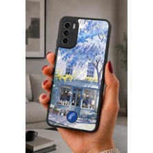 BG AKSESUAR Reeder S19 Max Pro S Uyumlu Çiçekkafe Desenli Kamera Korumalı Darbelere Dayanıklı Kılıf