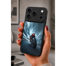 BG AKSESUAR iPhone 17 Pro Uyumlu Sürat Desenli Kamera Korumalı Darbelere Dayanıklı Kılıf