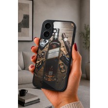BG AKSESUAR iPhone 17 Uyumlu Johnniewalker Desenli Kamera Korumalı Darbelere Dayanıklı Kılıf