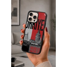 BG AKSESUAR iPhone 16 Pro Max Uyumlu Kapadokya Desenli Kamera Korumalı Darbelere Dayanıklı Kılıf