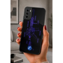 BG AKSESUAR Reeder S19 Max Pro S Uyumlu Karabina Desenli Kamera Korumalı Darbelere Dayanıklı Kılıf