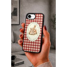 BG AKSESUAR iPhone 16E Uyumlu Pötikare Desenli Kamera Korumalı Darbelere Dayanıklı Kılıf