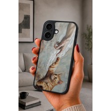 BG AKSESUAR iPhone 17 Uyumlu Turuncukedi Desenli Kamera Korumalı Darbelere Dayanıklı Kılıf