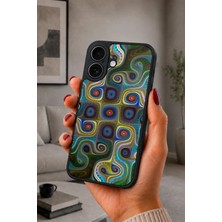 BG AKSESUAR iPhone 17 Uyumlu Girdap Desenli Kamera Korumalı Darbelere Dayanıklı Kılıf