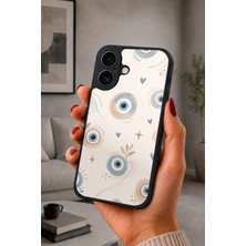 BG AKSESUAR iPhone 17 Uyumlu Nazarboncuğu Desenli Kamera Korumalı Darbelere Dayanıklı Kılıf