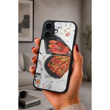 BG AKSESUAR iPhone 17 Uyumlu Dergi Desenli Kamera Korumalı Darbelere Dayanıklı Kılıf