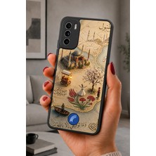 BG AKSESUAR Reeder S19 Max Pro S Uyumlu Istanbul Desenli Kamera Korumalı Darbelere Dayanıklı Kılıf