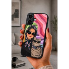 BG AKSESUAR iPhone 17 Uyumlu Fular Desenli Kamera Korumalı Darbelere Dayanıklı Kılıf