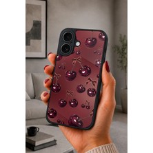 BG AKSESUAR iPhone 17 Uyumlu Fiyonklu Desenli Kamera Korumalı Darbelere Dayanıklı Kılıf