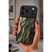 BG AKSESUAR iPhone 17 Pro Uyumlu Doğal Desenli Kamera Korumalı Darbelere Dayanıklı Kılıf