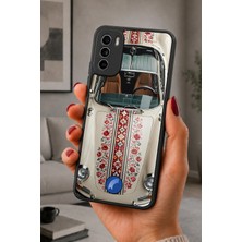 BG AKSESUAR Reeder S19 Max Pro S Uyumlu Retro Desenli Kamera Korumalı Darbelere Dayanıklı Kılıf