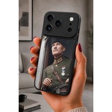 BG AKSESUAR iPhone 17 Pro Uyumlu Subay Desenli Kamera Korumalı Darbelere Dayanıklı Kılıf