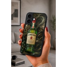 BG AKSESUAR iPhone 17 Uyumlu Jameson Desenli Kamera Korumalı Darbelere Dayanıklı Kılıf