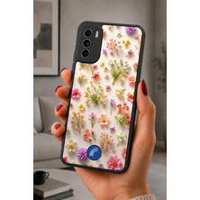 BG AKSESUAR Reeder S19 Max Pro S Uyumlu Dahlia Desenli Kamera Korumalı Darbelere Dayanıklı Kılıf