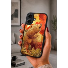 BG AKSESUAR iPhone 17 Uyumlu Bozayı Desenli Kamera Korumalı Darbelere Dayanıklı Kılıf