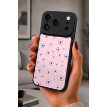 BG AKSESUAR iPhone 17 Pro Uyumlu Gözboncuğu Desenli Kamera Korumalı Darbelere Dayanıklı Kılıf