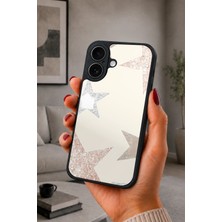 BG AKSESUAR iPhone 17 Uyumlu Işıltı Desenli Kamera Korumalı Darbelere Dayanıklı Kılıf