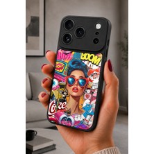 BG AKSESUAR iPhone 17 Pro Uyumlu Boom Desenli Kamera Korumalı Darbelere Dayanıklı Kılıf