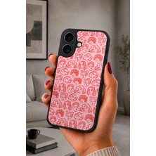 BG AKSESUAR iPhone 17 Uyumlu Yüzler Desenli Kamera Korumalı Darbelere Dayanıklı Kılıf