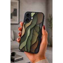 BG AKSESUAR iPhone 17 Uyumlu Doğal Desenli Kamera Korumalı Darbelere Dayanıklı Kılıf
