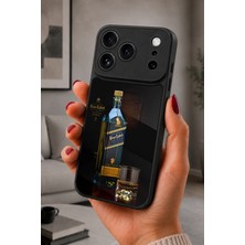 BG AKSESUAR iPhone 17 Pro Uyumlu Bluelabel Desenli Kamera Korumalı Darbelere Dayanıklı Kılıf