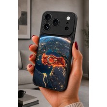 BG AKSESUAR iPhone 17 Pro Uyumlu Anadolu Desenli Kamera Korumalı Darbelere Dayanıklı Kılıf