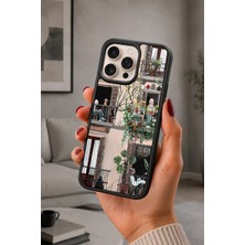 BG AKSESUAR iPhone 16 Pro Uyumlu Apartman Desenli Kamera Korumalı Darbelere Dayanıklı Kılıf