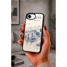 BG AKSESUAR iPhone 16E Uyumlu Aspendos Desenli Kamera Korumalı Darbelere Dayanıklı Kılıf