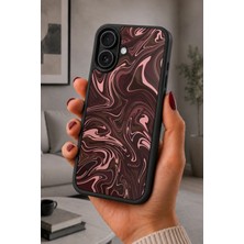 BG AKSESUAR iPhone 16 Uyumlu Mermerdoku Desenli Kamera Korumalı Darbelere Dayanıklı Kılıf