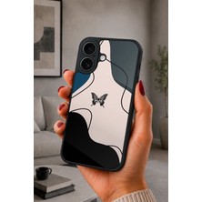 BG AKSESUAR iPhone 17 Uyumlu Kelebekdövme Desenli Kamera Korumalı Darbelere Dayanıklı Kılıf