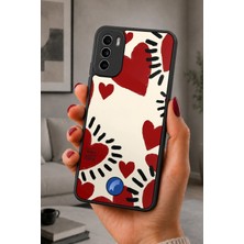 BG AKSESUAR Reeder S19 Max Pro S Uyumlu Kalpler Desenli Kamera Korumalı Darbelere Dayanıklı Kılıf