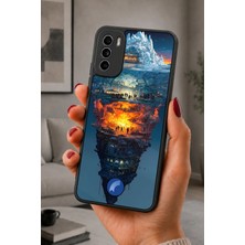 BG AKSESUAR Reeder S19 Max Pro S Uyumlu Buzdağı Desenli Kamera Korumalı Darbelere Dayanıklı Kılıf