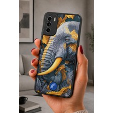 BG AKSESUAR Reeder S19 Max Pro S Uyumlu Fil Desenli Kamera Korumalı Darbelere Dayanıklı Kılıf