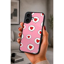 BG AKSESUAR iPhone 17 Uyumlu Kalpli Desenli Kamera Korumalı Darbelere Dayanıklı Kılıf