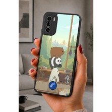 BG AKSESUAR Reeder S19 Max Pro S Uyumlu Ayılar Desenli Kamera Korumalı Darbelere Dayanıklı Kılıf