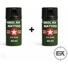 Erol Av 2 Adet Biber.gazi 40 ml Kompakt Boy Kişisel Savunma ve Emniyet Sprey Seti