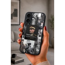 BG AKSESUAR iPhone 17 Uyumlu Mareşal Desenli Kamera Korumalı Darbelere Dayanıklı Kılıf
