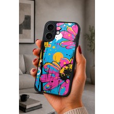 BG AKSESUAR iPhone 17 Uyumlu Popart Desenli Kamera Korumalı Darbelere Dayanıklı Kılıf