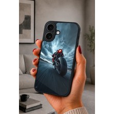BG AKSESUAR iPhone 17 Uyumlu Sürat Desenli Kamera Korumalı Darbelere Dayanıklı Kılıf