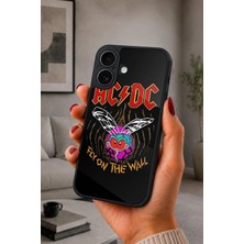 BG AKSESUAR iPhone 17 Uyumlu Acdc Desenli Kamera Korumalı Darbelere Dayanıklı Kılıf