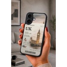 BG AKSESUAR iPhone 17 Uyumlu Unitedkingdom Desenli Kamera Korumalı Darbelere Dayanıklı Kılıf