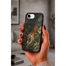 BG AKSESUAR iPhone 16E Uyumlu Tropikalorman Desenli Kamera Korumalı Darbelere Dayanıklı Kılıf