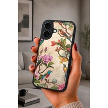 BG AKSESUAR iPhone 17 Uyumlu Sinekkuşu Desenli Kamera Korumalı Darbelere Dayanıklı Kılıf
