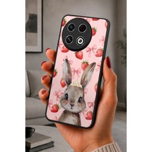 BG AKSESUAR Tecno Spark 30 Pro Uyumlu Taçlıtavşan Desenli Kamera Korumalı Darbelere Dayanıklı Kılıf