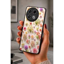 BG AKSESUAR Tecno Spark 30 Pro Uyumlu Dahlia Desenli Kamera Korumalı Darbelere Dayanıklı Kılıf