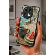 BG AKSESUAR Tecno Spark 30 Pro Uyumlu Palmiye Desenli Kamera Korumalı Darbelere Dayanıklı Kılıf