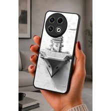 BG AKSESUAR Tecno Spark 30 Pro Uyumlu Uçakgemisi Desenli Kamera Korumalı Darbelere Dayanıklı Kılıf